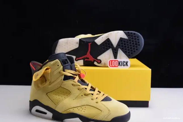 TRAVIS JORDAN 6 YELLOW CN1084-300 AIR SCOTT X 0706